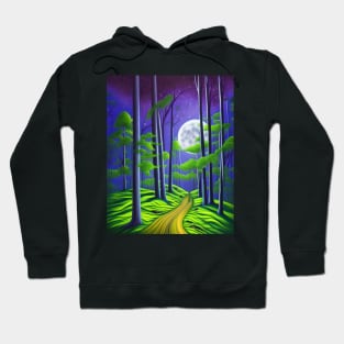 Beautiful Forest Moonlight Hoodie